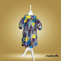 YAZLIK ELBİSE 5-8816 - PATCHWORK